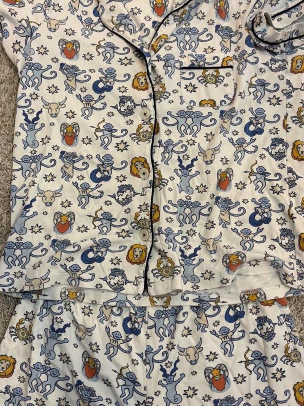 Roller Rabbit Rare Astrology Pajamas